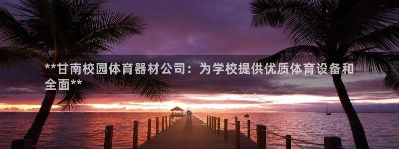 星欧娱乐挂机教程下载：**甘南校园体育器材公司：为学