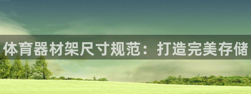 星欧娱乐app最新版本更新内容下载：体育器材架尺寸规