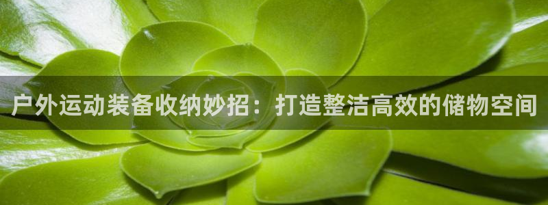 星奥娱乐集团官网：户外运动装备收纳妙招：打造整洁高效