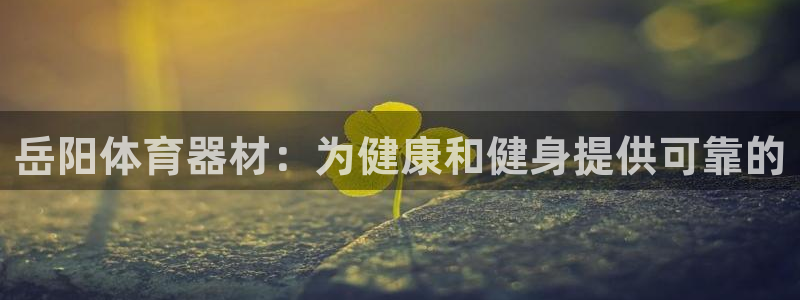 星欧娱乐联最新功能介绍：岳阳体育器材：为健康和健身提