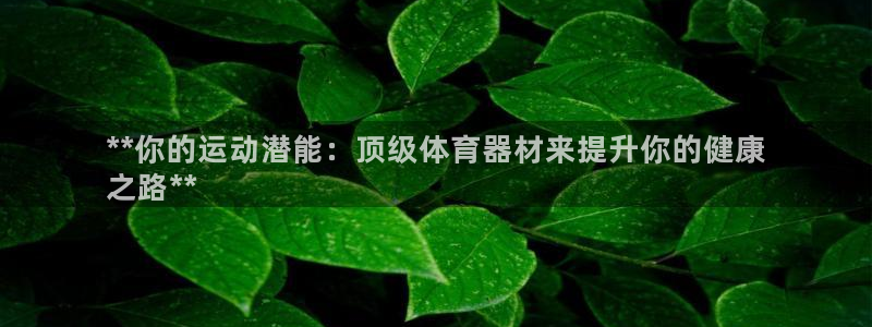 星欧娱乐最建议买的三个产品是什么呢：**你的运动潜能