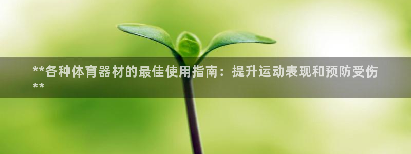 星欧娱乐属于什么档次的软件啊：**各种体育器材的最佳