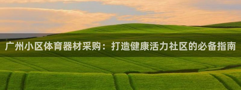 星欧娱乐平台怎么样可靠吗安全吗：广州小区体育器材采购