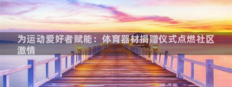 星奥盛典娱乐会所：为运动爱好者赋能：体育器材捐赠仪式点燃社区